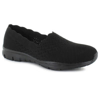 Skechers - Women's Seager Stat Stretch Knit Loafer
