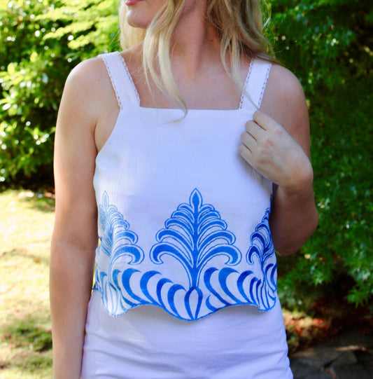 Ciebon - Rowen Embroidered Strappy Top