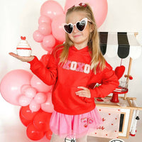 Sweet Wink - Xoxo Patch Valentine's Day Hoodie