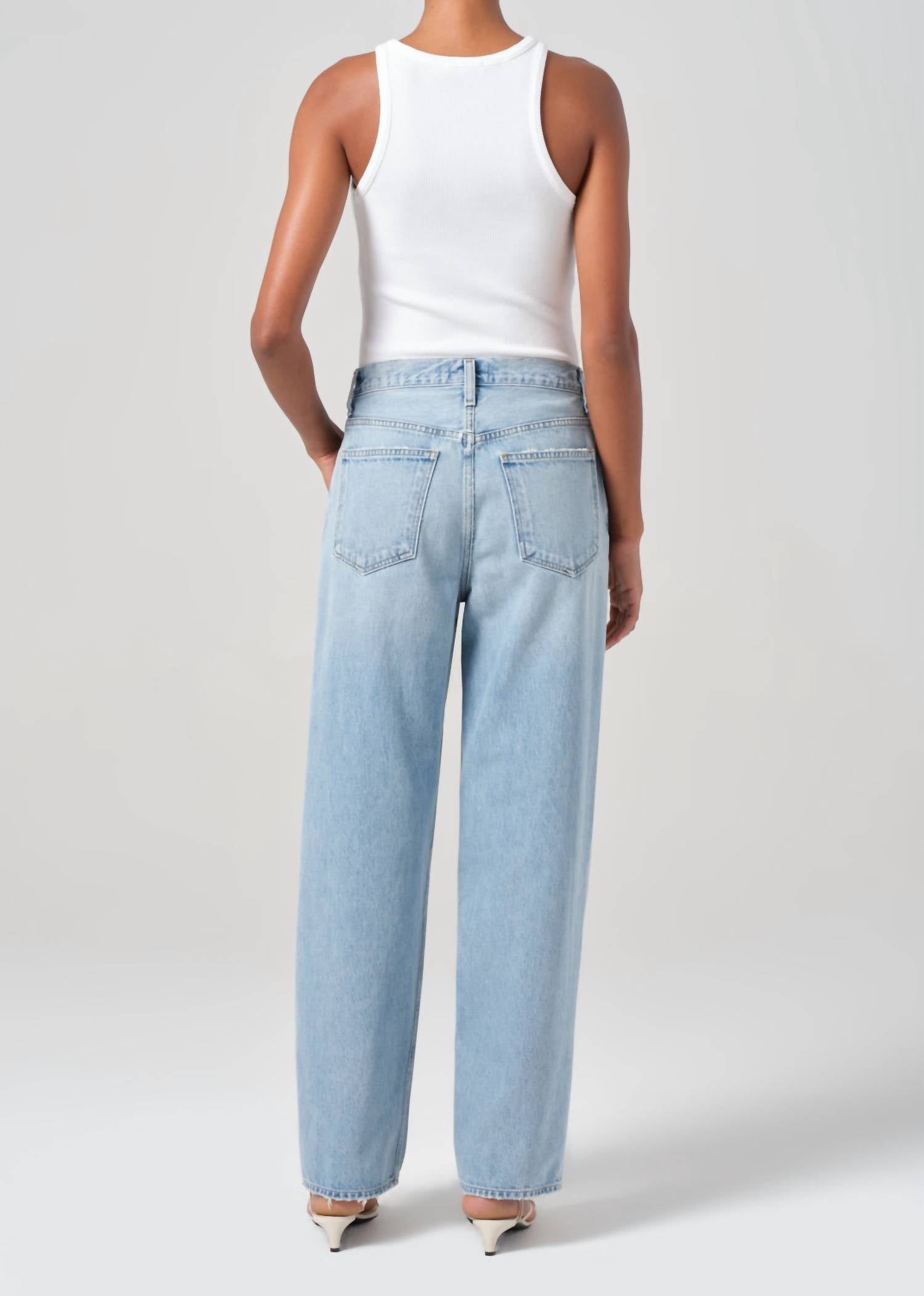 AGOLDE Henson Mid Rise Jeans in replica - women's jeans - detail view