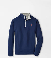 Peter Millar - Men's Boston Red Sox Branded Perth Performance Quarter-zip Pullover