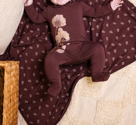 Maniere - Baby Watercolor Floral Footie