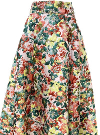 Abbey Glass - Women's Floral Maxi Skirt