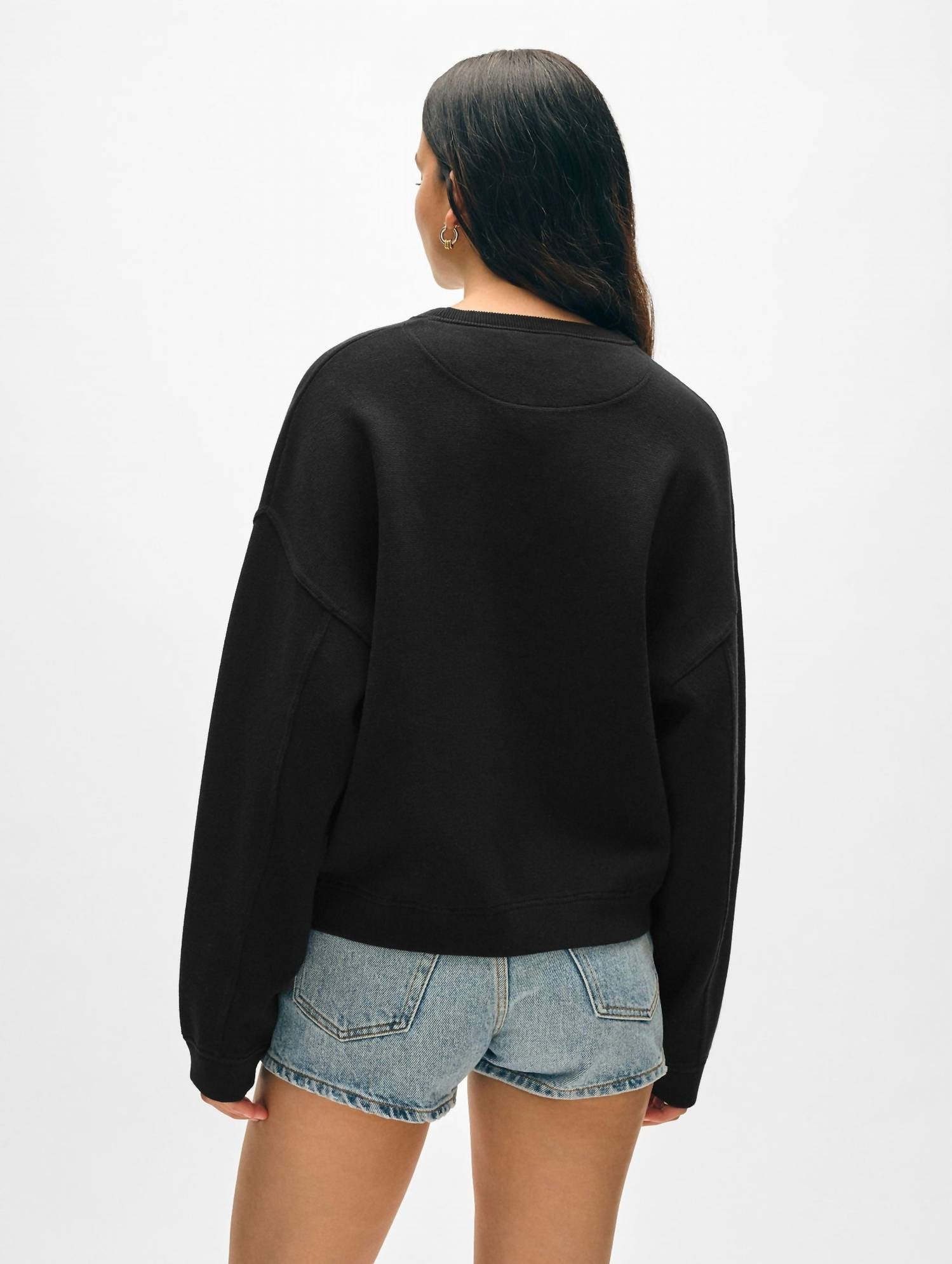 White + Warren - Superfine Organic Cotton Sweatshirt