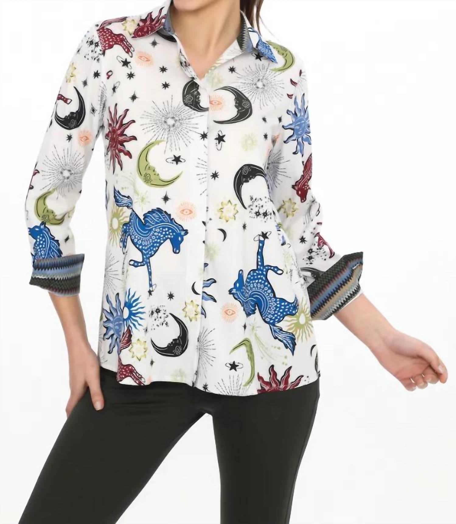 Isle By Melis Kozan - Rialto Collared Button Down Shirt