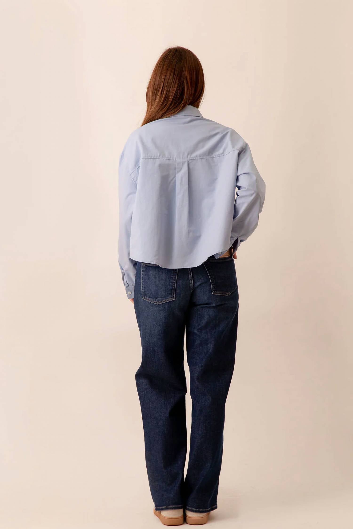 Just Black Denim - Mid Rise Loose Straight Leg Jeans