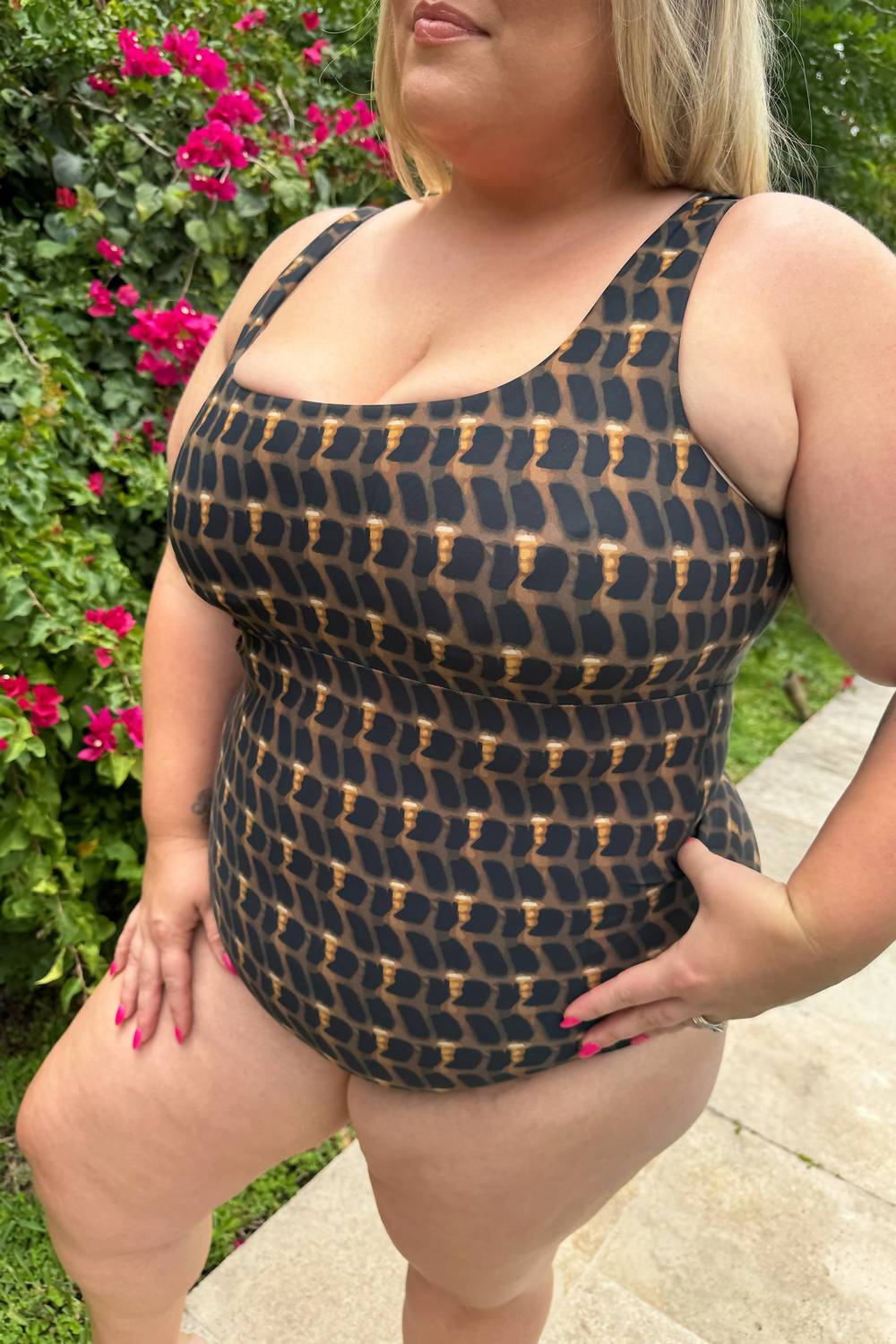 Alicia Swim - Stella Full Coverage One-piece Swimsuit - Plus