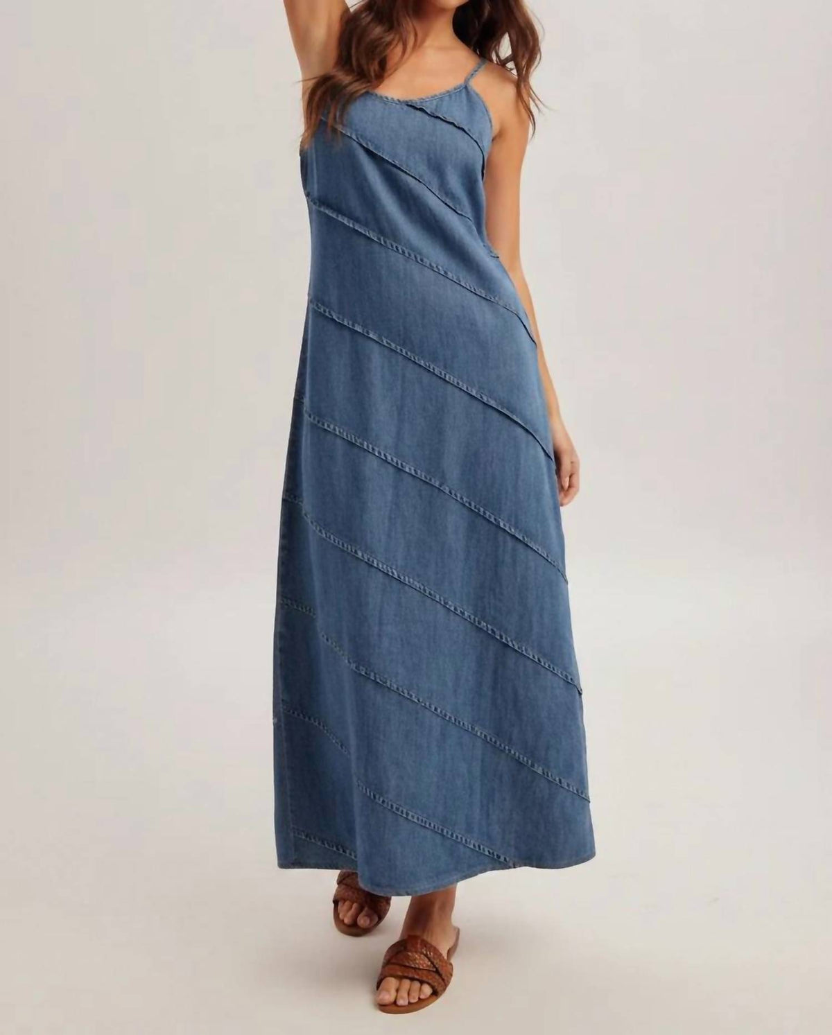 Hem & Thread - Kyla Pintuck Detail Maxi Dress