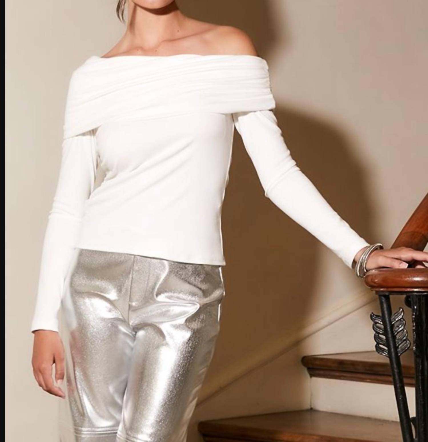 Fifteen Twenty - Asymmetric One Shoulder Top
