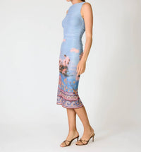 Line And Dot - Island Mesh Midi Dress
