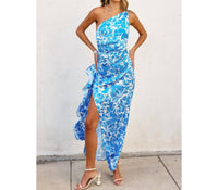 Dress Forum - Afterglow Asymmetrical Maxi Dress