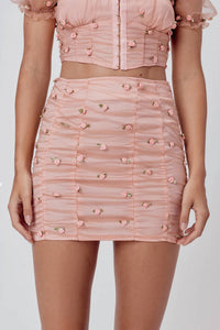 For Love & Lemons - Jasmine Rosette Mini Skirt