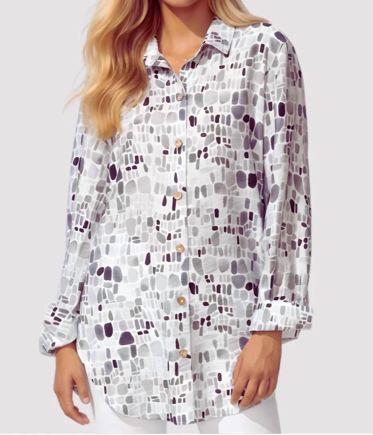 Escape - Regatta Long Sleeve Button Down Shirt