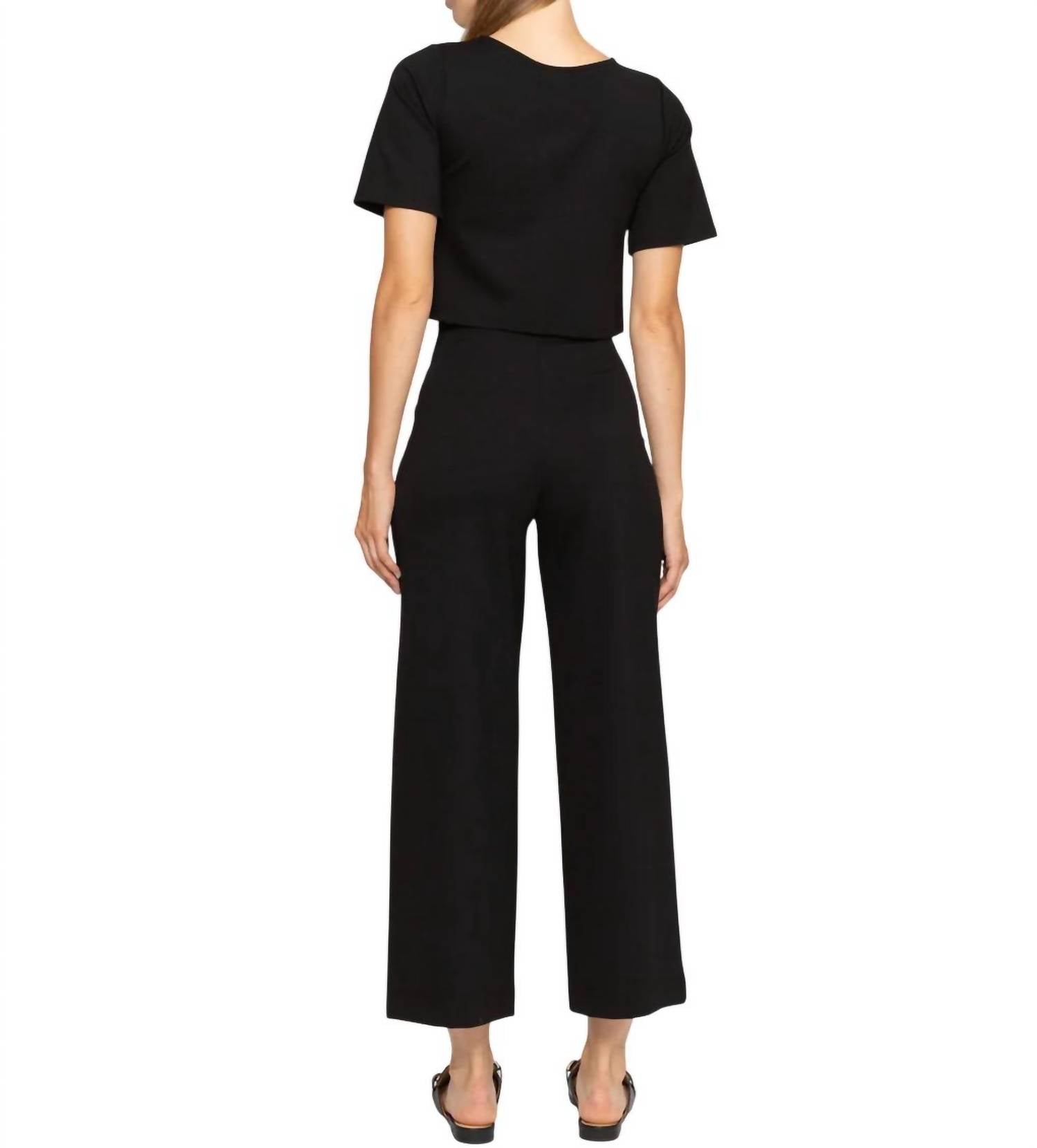 Ripley Rader - Cropped Ponte Knit Pants