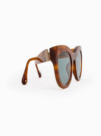 Aperçu Eyewear Women's Le Chat Sunglasses in cognac 01 - women's accessory - alternate view