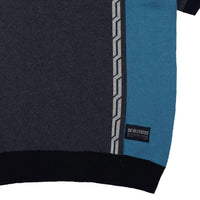 Devá States - Men's Chain Jacquard Knit Short Sleeve Polo Shirt