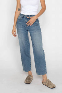 Oliver Logan - Harlow High Rise Barrel Jean