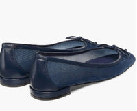 STUART WEITZMAN Women's Arabella Ballet Flat in navy - women's flats - alternate view