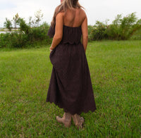 Sadie & Sage - Double Vision Eyelet Skirt