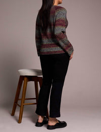 Tribal - Combed Cotton V-neck Sweater