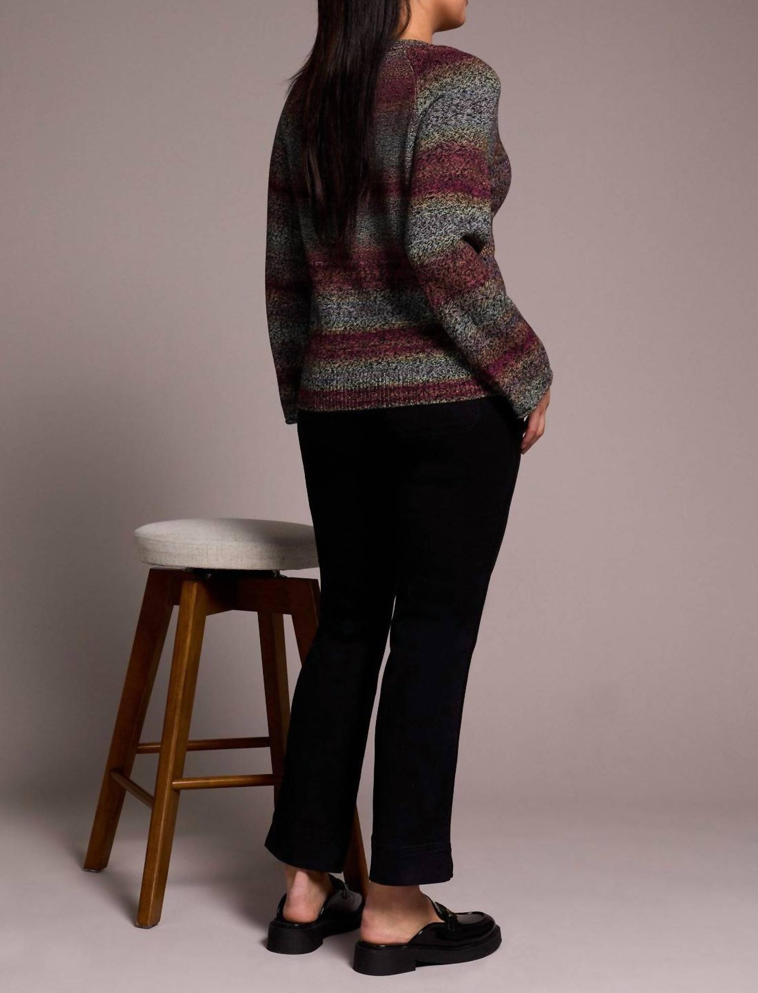 Tribal - Combed Cotton V-neck Sweater
