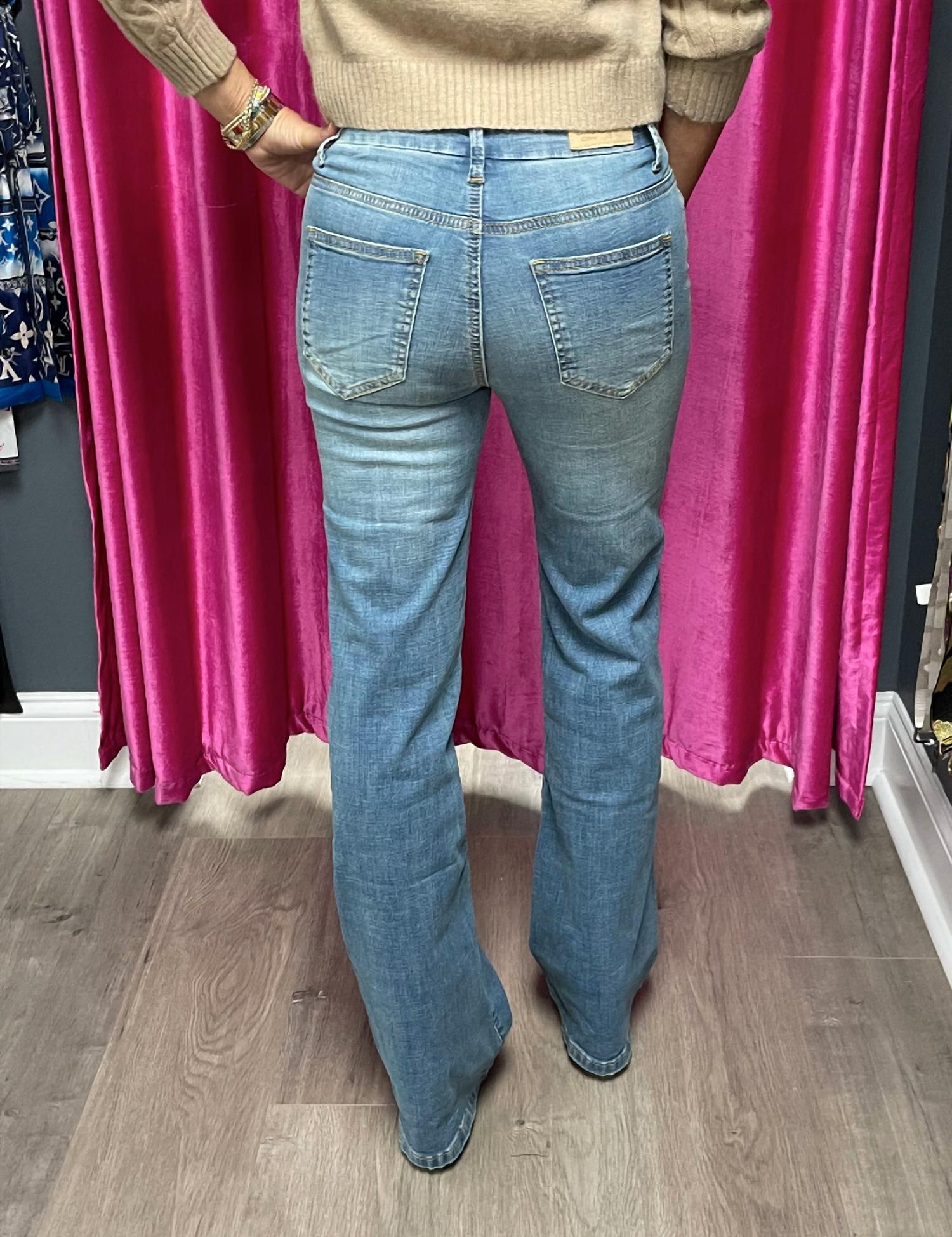 Classic Denim Trouser Wide Leg Pant