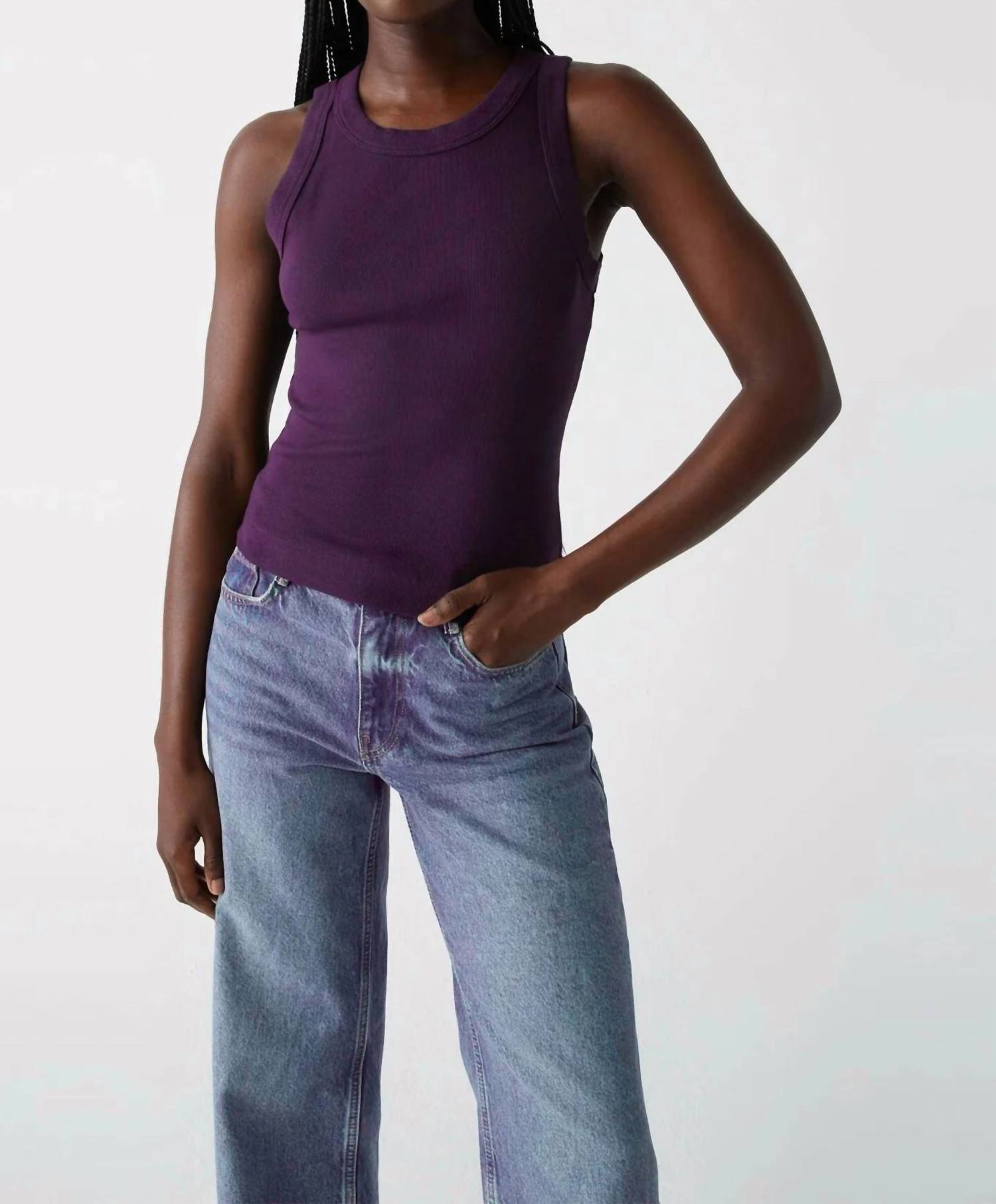 Michael Stars - Gina Ribbed Crop Tank