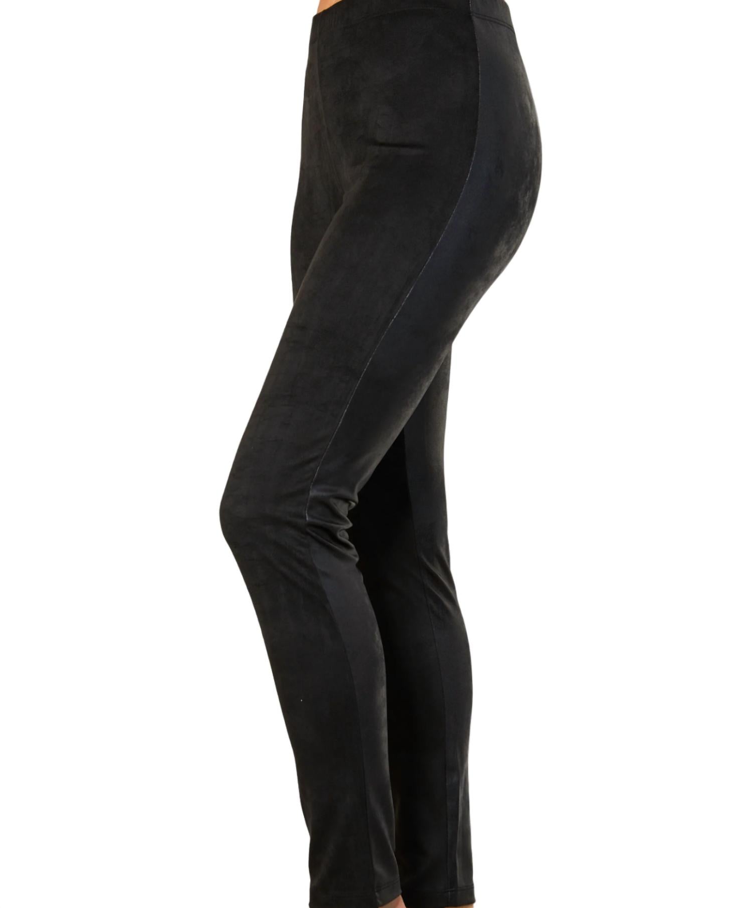 Vegan Leather/Suede Pant