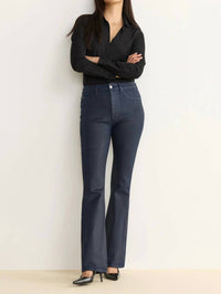 Warp + Weft - Nao Coated Bootcut Jeans