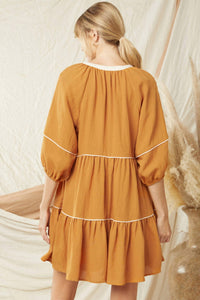 Entro - Boston Embroidered Dress