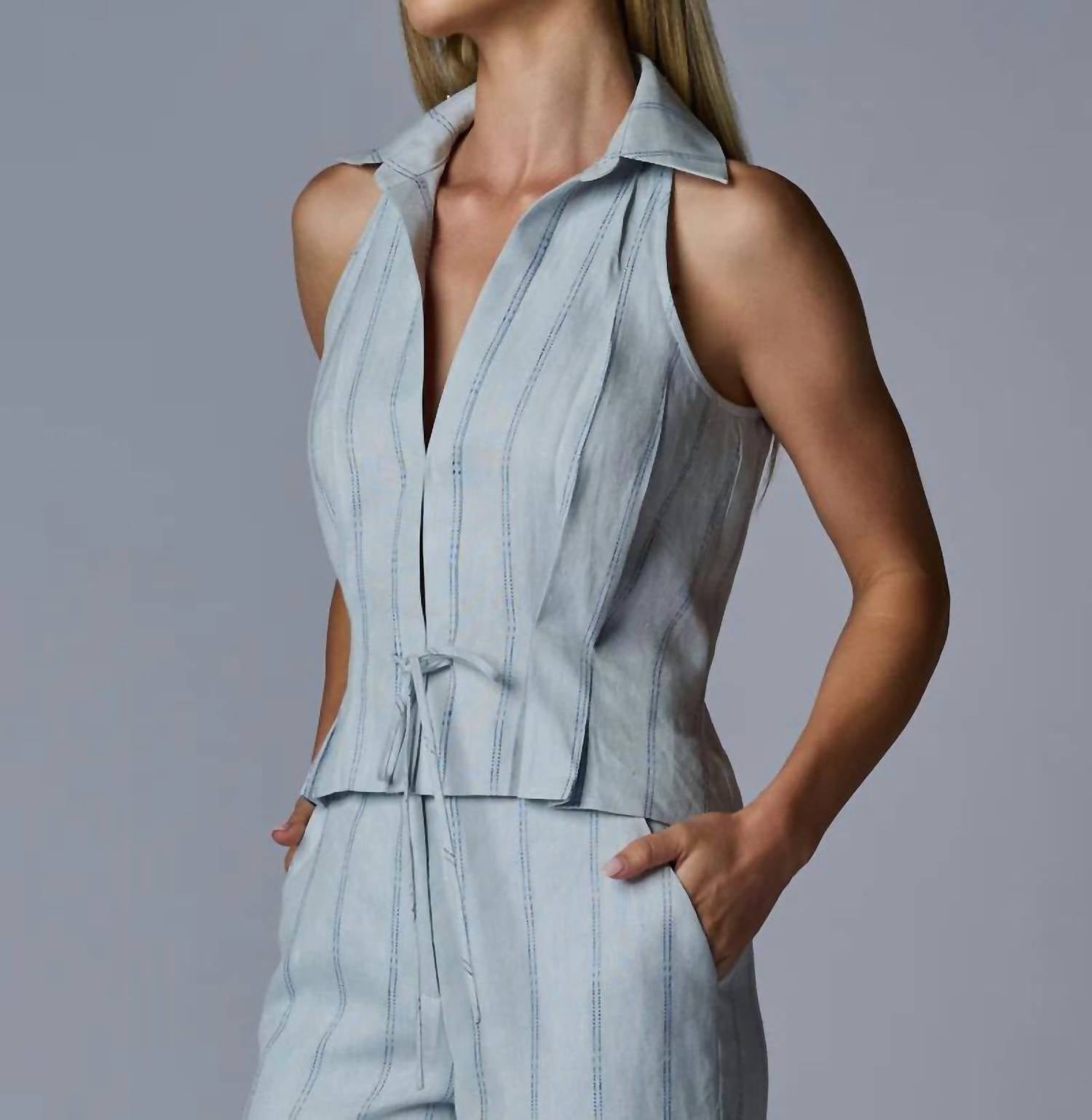 Hevron - Sloan Collared Vest