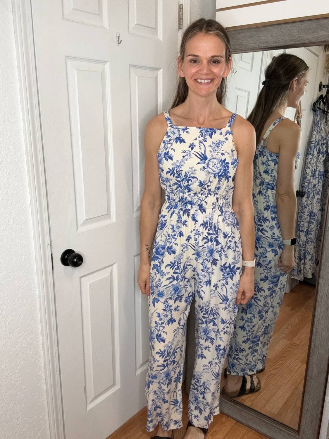 Hayden La - Myla Floral Smocked Waist Jumpsuit