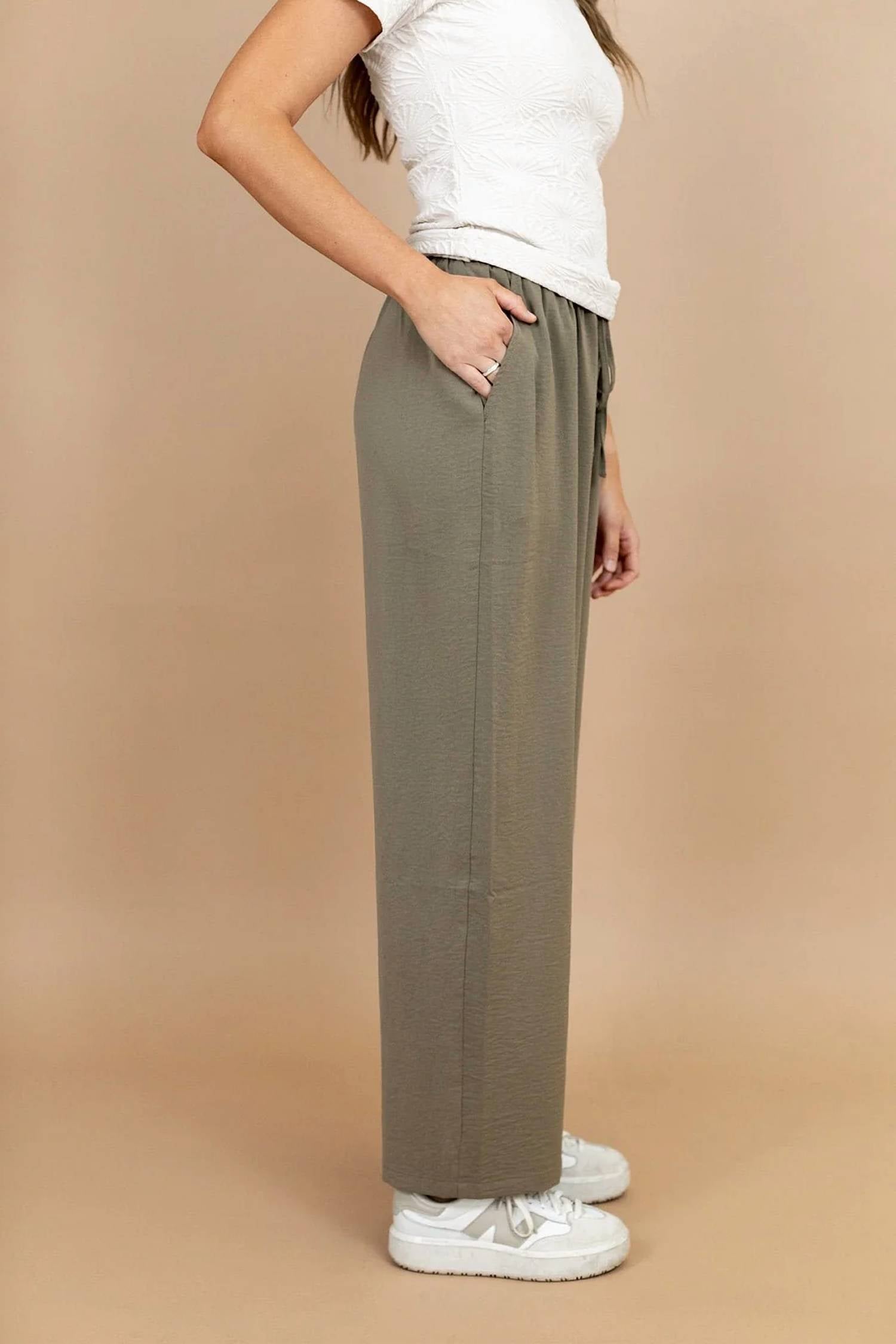 Tea N Rose - Women's Wide Leg Pants