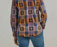 Wrangler - Western Vintage Boyfriend Snap Shirt