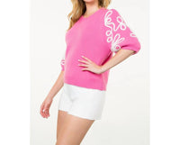 Thml - Short Sleeve Embroidered Detail Top