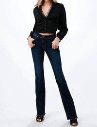 Grace In La - Raw Hem Bootcut Jean