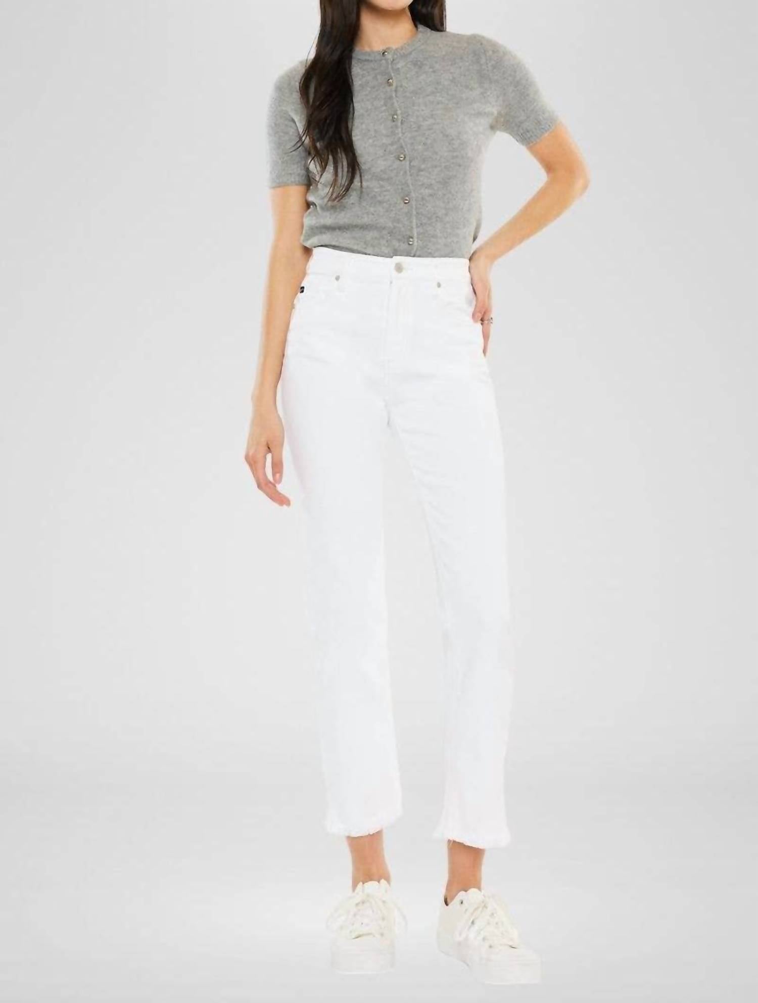 Kancan - High Rise Slim Straight Jeans