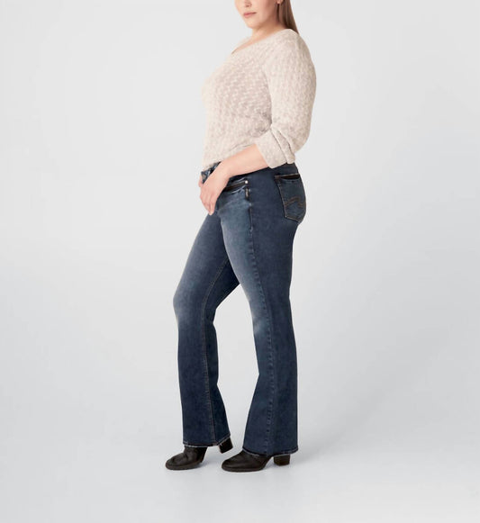 Silver Jeans Co - Elyse Mid Rise Curvy Fit Jeans - Plus