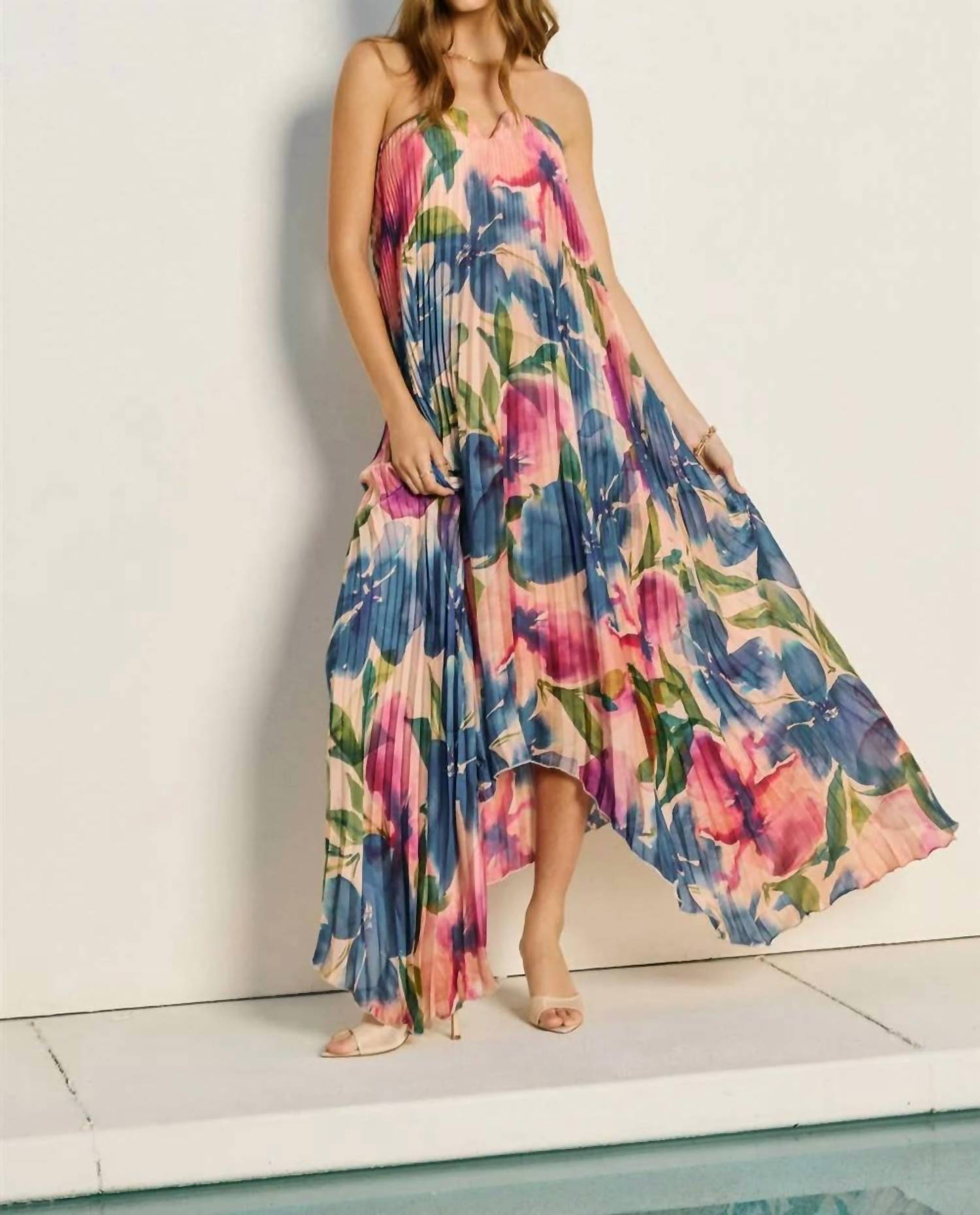 Dress Forum - Lapis Bloom Maxi Dress