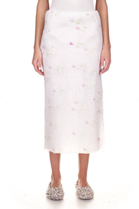Marina Moscone - Floral Print Tubino Skirt