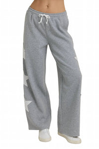 Vintage Havana - Terry Crew Neck Star Pants