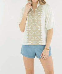 Emily Mccarthy - Poppy Short Sleeve Top