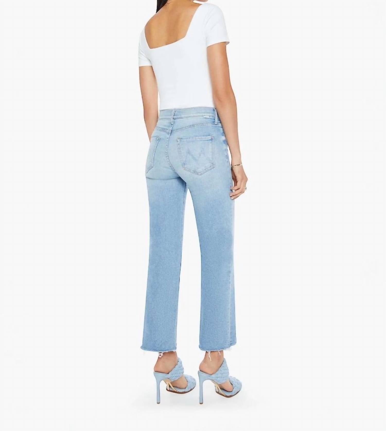 Mother - Kick It Ankle Fray Pants