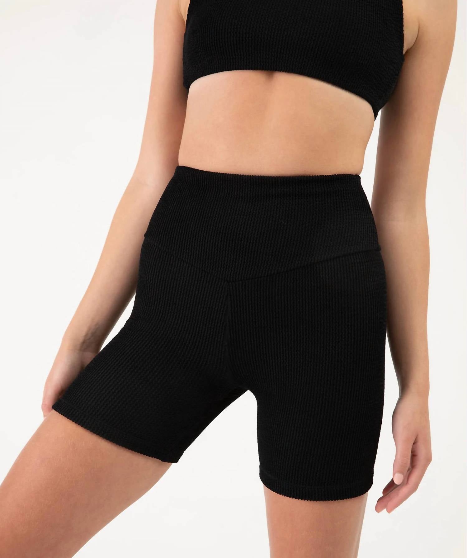 Bloch - Women's High Waisted 5” Biker Shorts