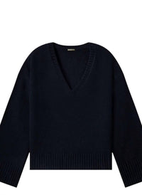 Minnie Rose - Women's Luxe V-neck Pullover