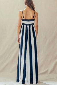 Urban Daizy - Striped Smocked Back Dress