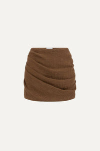 Le Kasha - Women's Spetses Draped Mini Skirt