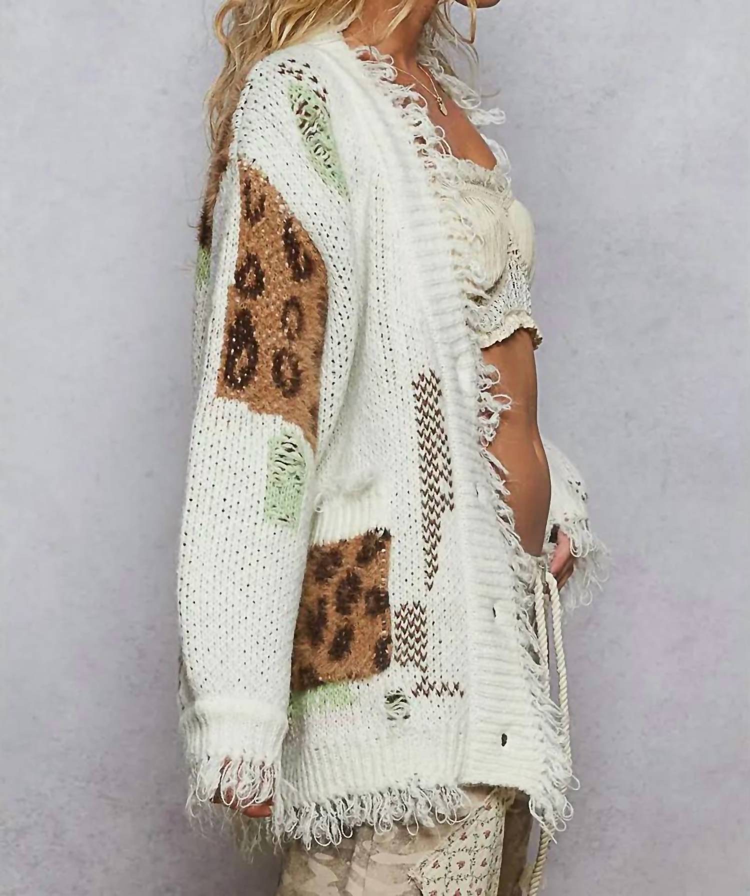 Pol - Stay Wild Cardigan