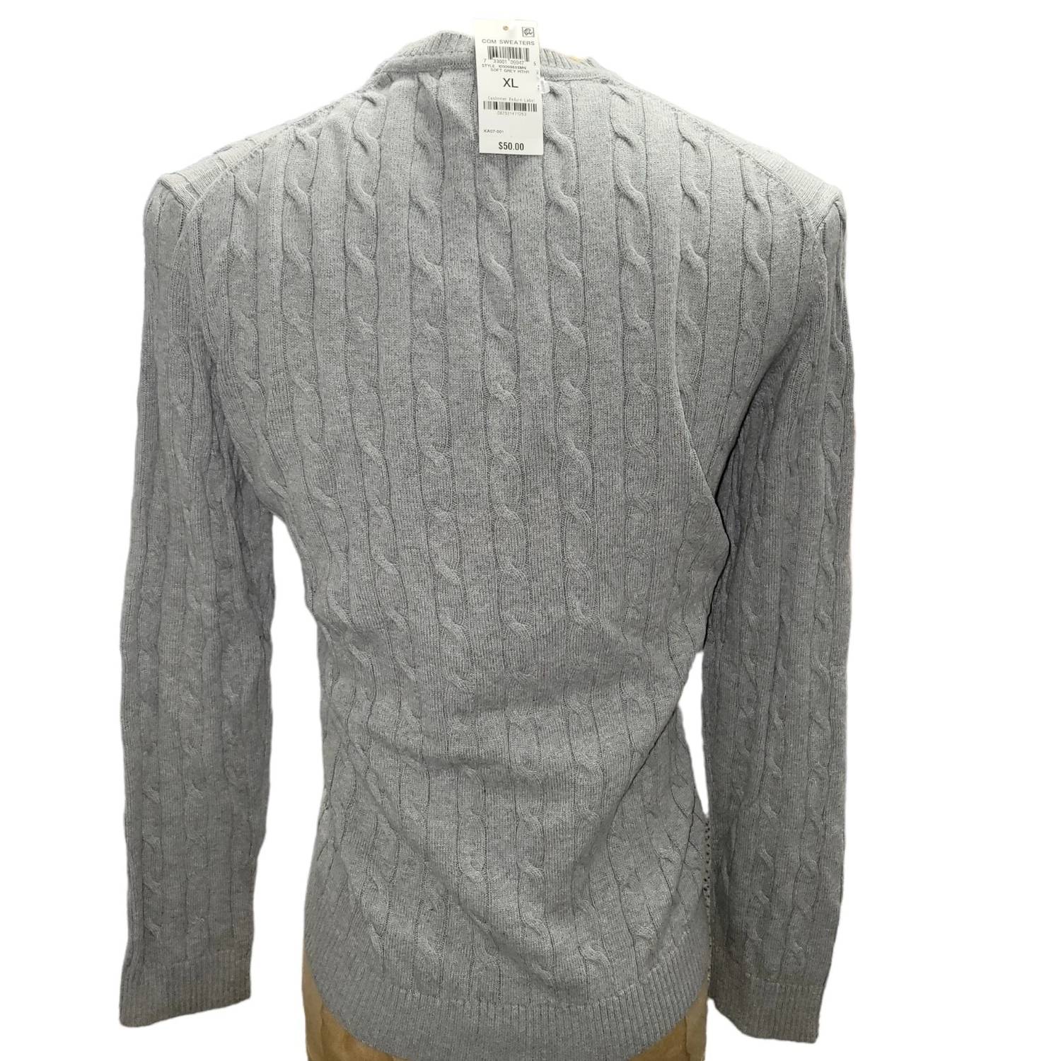 Club Room - Men's Crew Neck Cotton Sweater