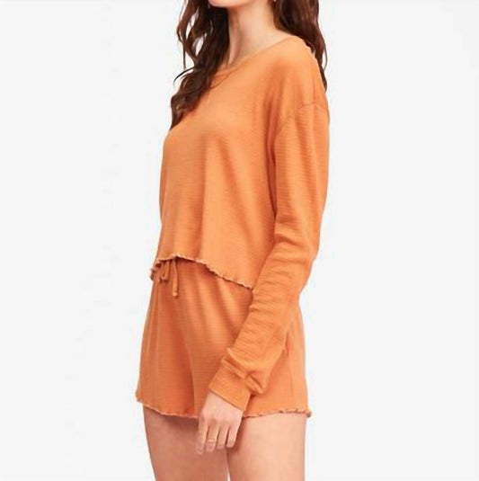 Billabong - Pick Me Up Waffle Knit Long Sleeve Top